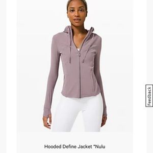 Lululemon hooded define jacket-Nulu fabric